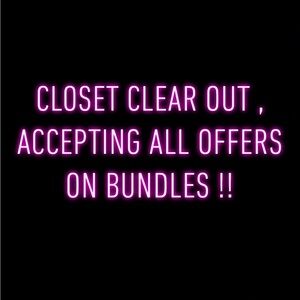 Closet Clear Out !!